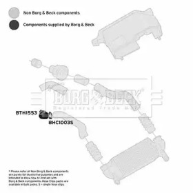 BORG & BECK bth1553 -  Трубка нагнетаемого воздуха